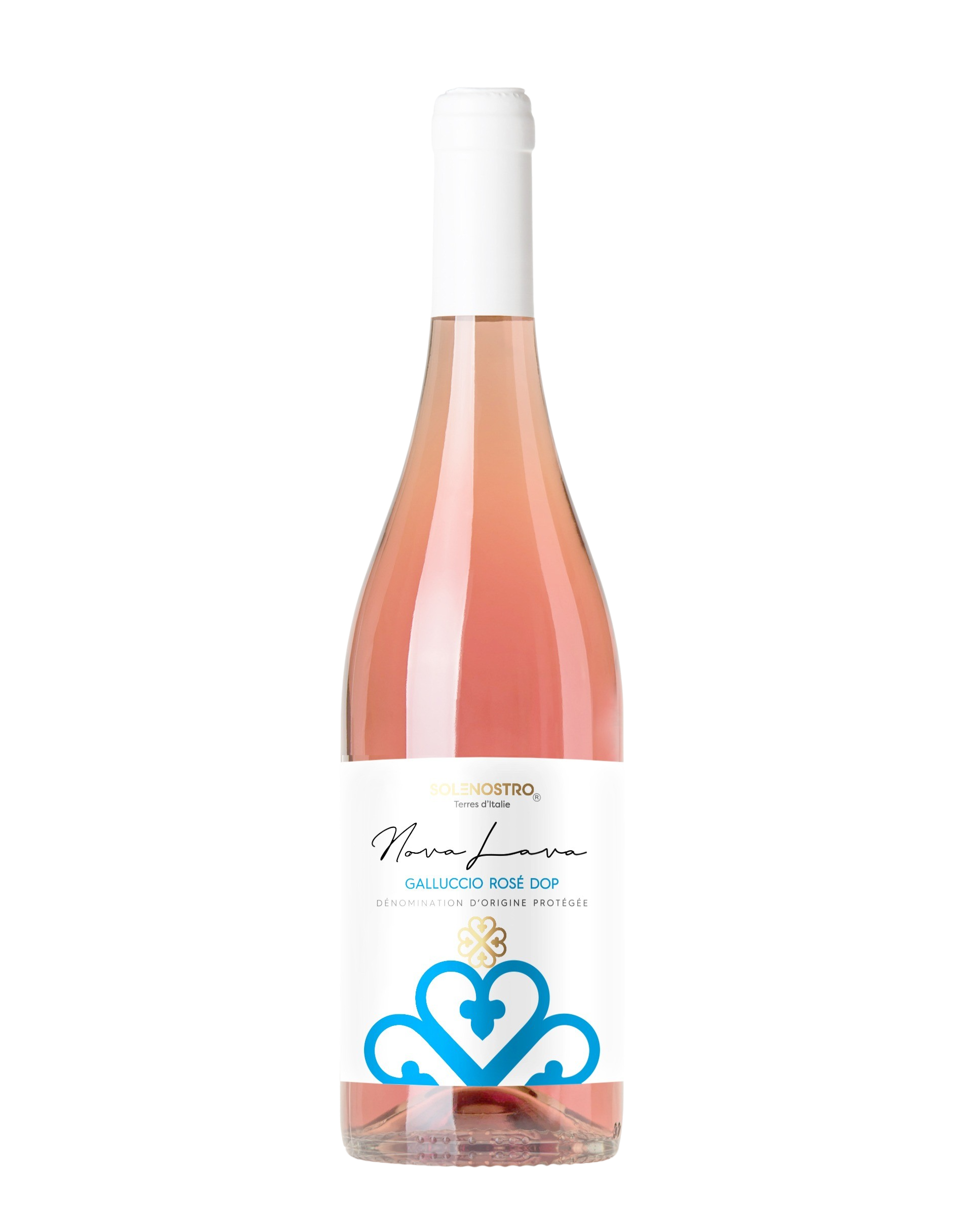 bouteille de vin rosé novalava