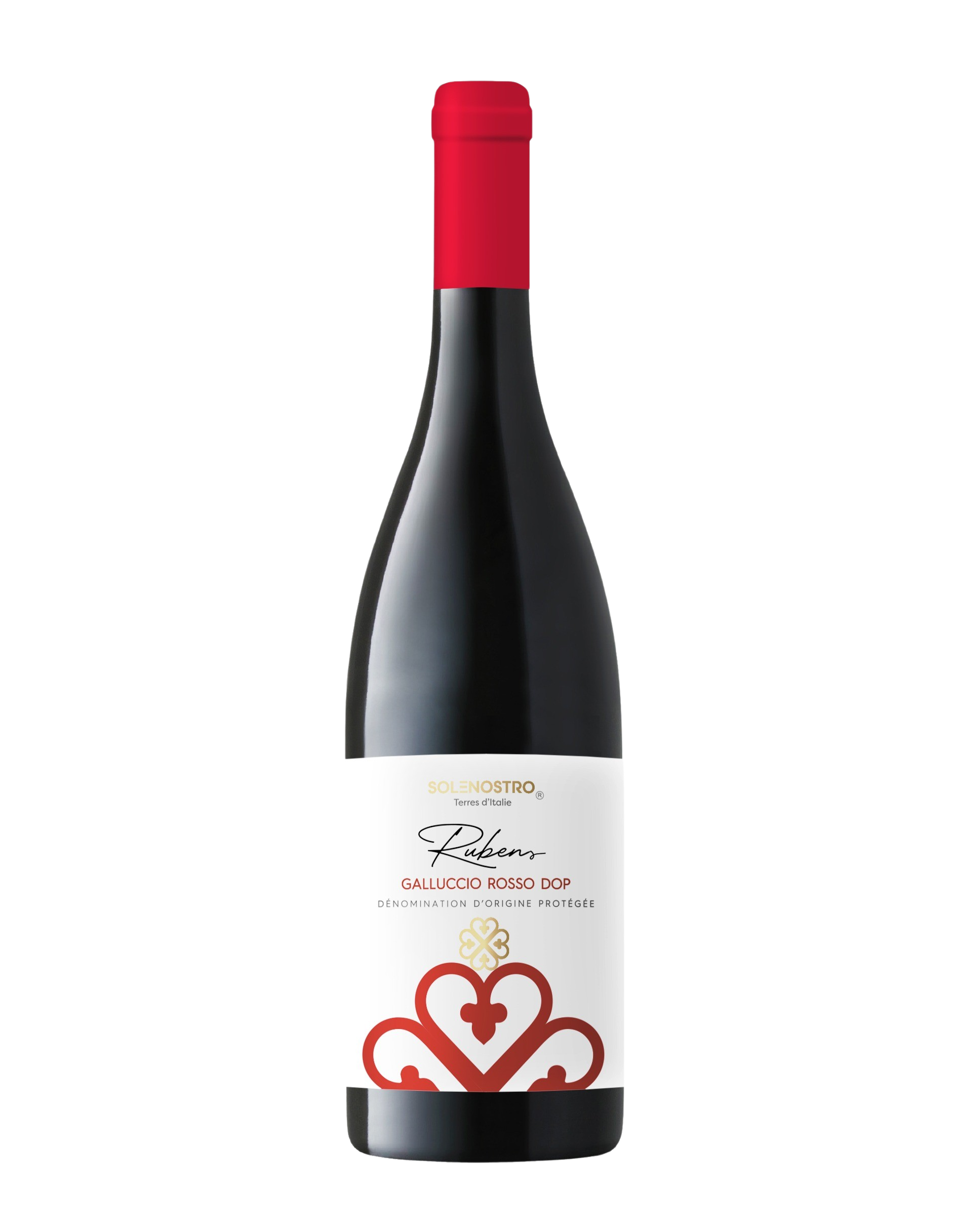 bouteille de vin rouge rubens