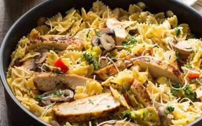 Poulet Alfredo primavera