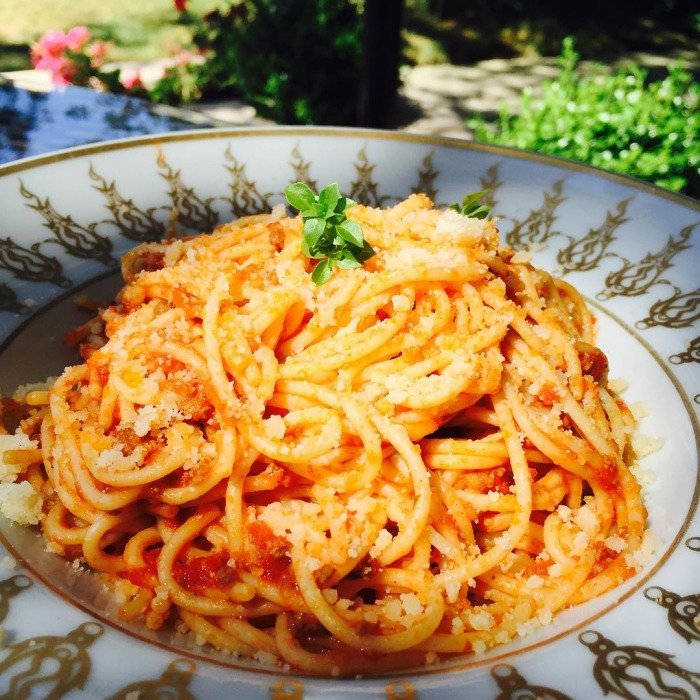 Spaghetti à la bolognaise